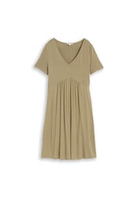 TOM TAILOR - Shirtkleid, Raffungen, für Damen - 11863 SILVER OLIVE