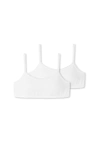 SCHIESSER - Bustiers 2er-Pack Basic Kids - bunt