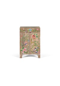 GINER & COLOMER - Beistelltisch aus Mangoholz, 42 cm, im ethnischen Handwerksstil - 60 x 40 x 31 - Braun