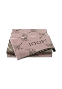 JOOP! FABRICS COLLECTION Wohndecke CORNFLOWER, 150x200 cm, Lotus-Taupe - JOOP! CORNFLOWER - Ecru-Feder