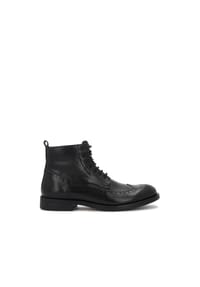 Kazar - Flache Schnürstiefel in zeitlosem Design - Schwarz