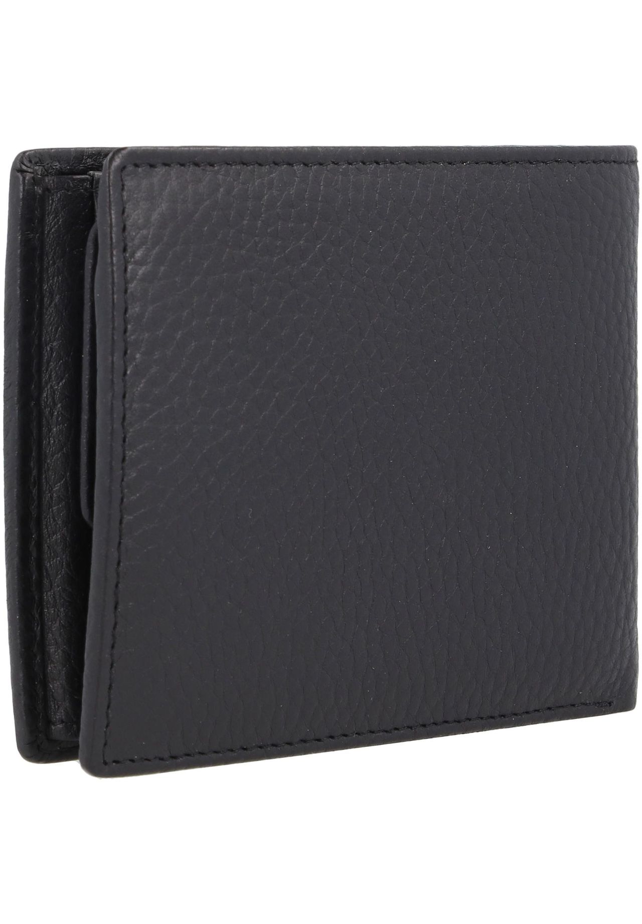 Braun BÜFfel Brieftasche, Rindsleder, Emblem, FüR Herren, Schwarz