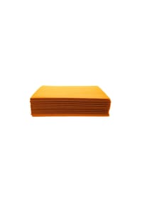 COFI - 10 Stück Reinigungstücher aus 100% Naturfaser - weich, saugfähig, - Orange 35 x 40 cm