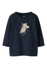 name it® - Langarmshirt, Druckknopf, für Babys und Kleinkinder - 212610 NAVY BLAZER