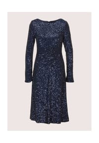 MADELEINE - Abendkleid mit Glanzeffekt - darkblue