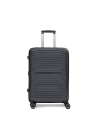 Stratic Shine - Shine 4 Rollen Trolley 65 cm mit Dehnfalte - black