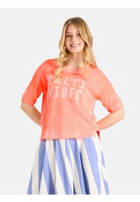 LIEBLINGSSTÜCK - Damen Pullover aus Baumwolle AlisaL - 275-neon orange