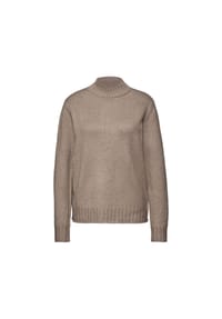 Street One - Pullover, Stehkragen, für Damen - 16069 MOCHA