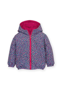 KITE - Kinder Berry Ditsy Cocoon Jacke zum Wenden - Berry - Cerise