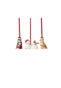 Villeroy & Boch Ornamente Katzen, 3-teilig Nostalgic Ornaments - Nostalgic Ornaments - bunt
