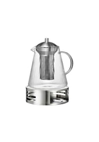 RitzenhoffAndBreker Teekanne mit Sieb & Stövchen Jive 1,5 l transparent - JIVE - transparent