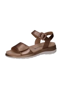 Caprice - Leder Sandalen - Taupe