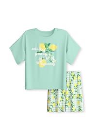 CALIDA - Kinder Kurz-Pyjama Kids Fruits - icy mint