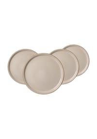 Ritzenhoff & Breker Pizzateller Nerano ø 32 cm 4er Set beige - NERANO - beige