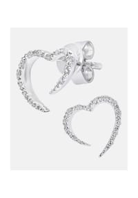 Diamant L'eternel - Ohrstecker, mit 0.1 ct Diamant, 375 Weißgold - white gold