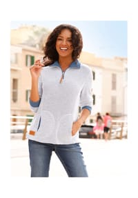 Witt - Sweatshirt - steingrau-mauve