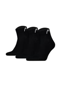 HEAD® - Unisex Quarter Socken, 3er Pack - All Sports Training Quarter 3P, Logo, einfarbig - Dunkelblau