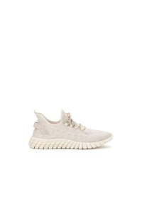KAZAR STUDIO - Herren leichte Stoff beige Turnschuhe - Beige