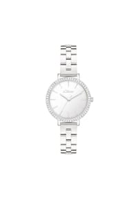 s.Oliver - Armbanduhr Small Modern Shine - silber