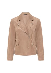 olsen - Jacke mit Reverskragen und Reißverschluss - Hazelnut