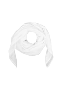 MANGUUN - Schal, Baumwolle, für Damen - WHITE
