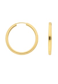 Adelia's - Damen Gold Schmuck 333 Gold Ohrringe  Creolen Ø 30 mm - gold