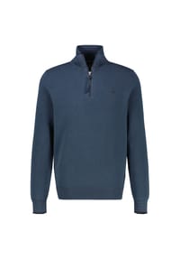 LERROS - Troyer aus 100% Baumwolle in Strukturqualität - ARCTIC BLUE