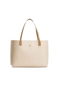 TOMMY HILFIGER - DISTINCT Shopper, Kunstleder, für Damen - CLASSIC BEIGE