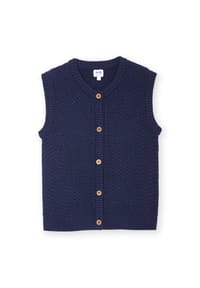KITE - Damen Todber Strickpullunder Bio-Baumwolle - blau