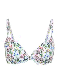 MANGUUN - Bikini-Oberteil, Knoten-Detail, Blumen-Print, für Damen - AOP PRINT FLEUR