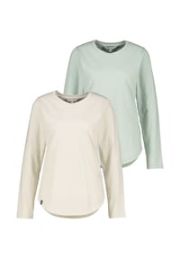 ALIFE AND KICKIN® - 2 Pack - LeabellaAK A Longsleeve - white / fresh mint