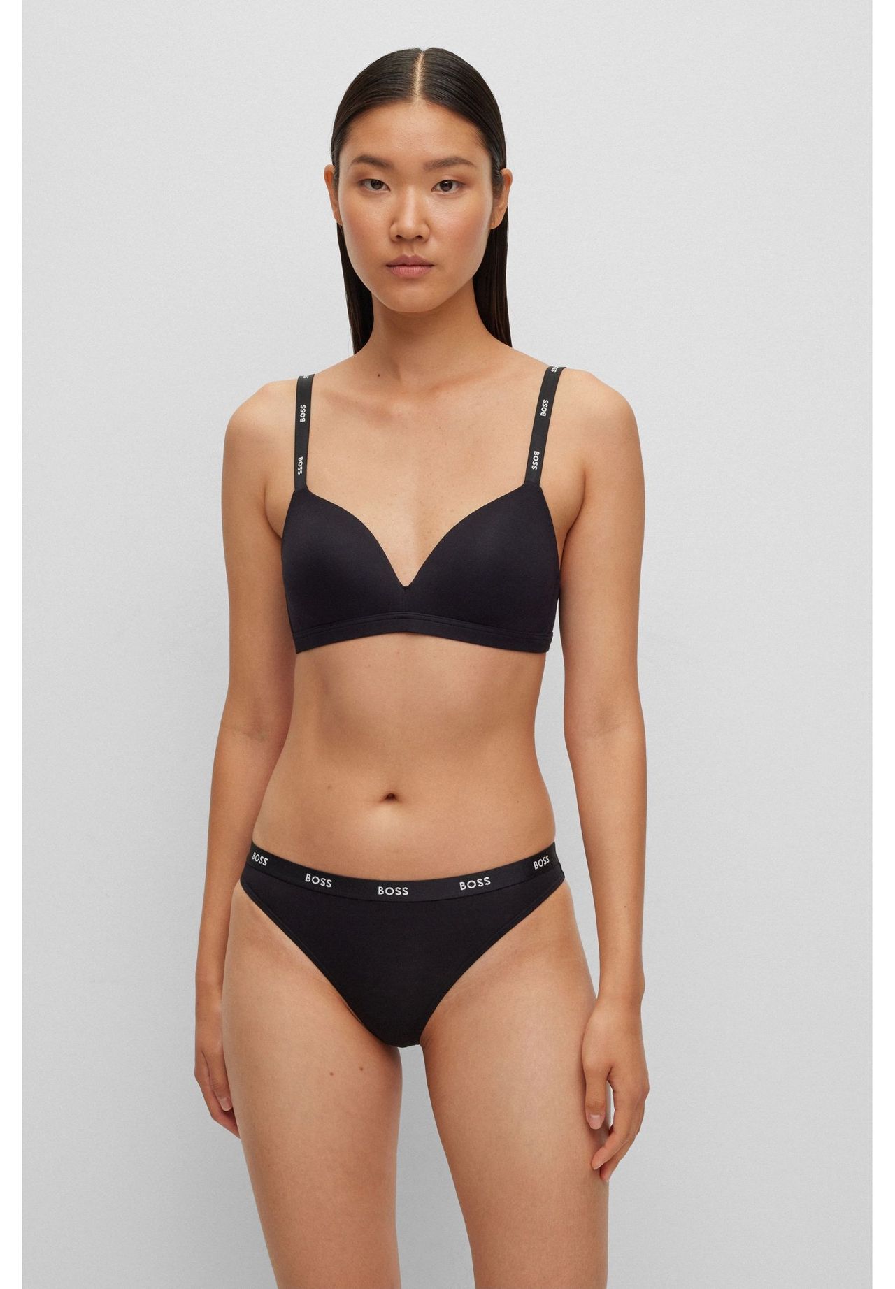 Boss Bustier, Logo-BüGel, FüR Damen, Schwarz, S