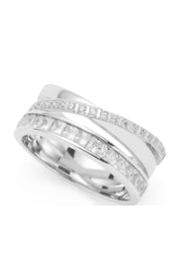LEONARDO - Damen Ring "Sarah", Edelstahl - SILBER