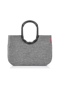 reisenthel® LOOPSHOPPER - Henkeltasche, gepolsterte Tragegriffe, uni, für Damen - TWIST SILVER
