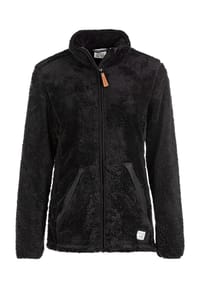 weather report® - Fleecejacke Lucille in tollem Plüsch-Design - 1001 Black