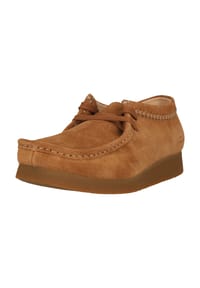 CLARKS® - Mokassin WallabeeEVOSh mit leichter Laufsohle - 4409A Ginger Suede