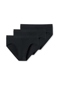 SCHIESSER - Mini Slip / Unterhose 3er Pack 95/5 Organic Cotton - 901 GRAU