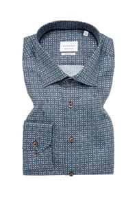 ETERNA - Hemd bedruckt MODERN FIT - braun