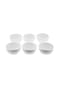ALMINA® Almina 6er Snackschalen-Set aus Porzellan Servierschale mit Muster Bild 8