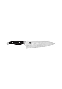KAI - Kochmesser Shun Nagare Black, Dual-Core-Stahl, Pakkaholz, Klingenlänge 20 cm - silber