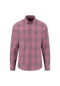 FYNCH-HATTON® - Freizeithemd, Body Fit, Langarm, Button-Down-Kragen, für Herren - 416 GRAPE
