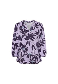 olsen - Shirt mit Tunikaausschnitt und 3/4-Ärmeln - Dark Navy