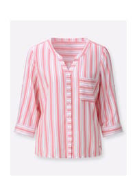 Witt - Bluse - camel-weiß-gestreift