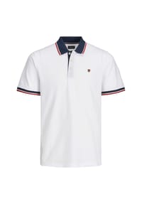 JACK & JONES - Poloshirt Bluwin Poloshirt mit Polokragen - grau