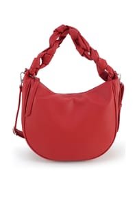 HARPA - Schultertasche CINCI mit geflochtenem Henkel - cashmere cream