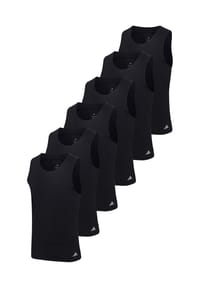 adidas - Unterhemd / Tanktop 6er Pack Active Micro Tech - Schwarz