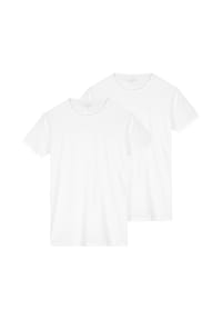 DSTREZZED - Herren T-Shirt, Rundhals, 2er Pack - Bronson, Slim Fit, Baumwolle-Viskose-Mix - Schwarz