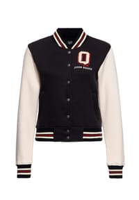 QUEEN KEROSIN - Collegejacke Mit Kontrast Raglan-Ärmeln Q - schwarz