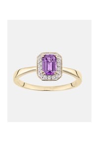 Diamant L'eternel - Ring, mit 0.08 ct Diamant, 375 Gelbgold - gold
