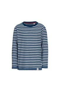Band of Rascals - Longsleeve Striped - aegean-blue-faded-pink